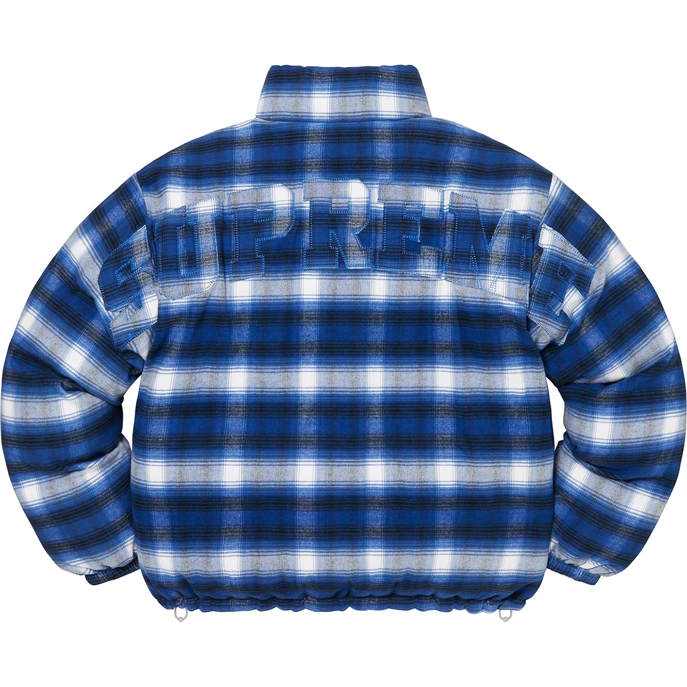 Flannel Reversible Puffer Jacket view 7